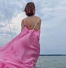 Платье Фламинго