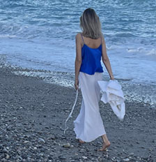 Шелковая юбка